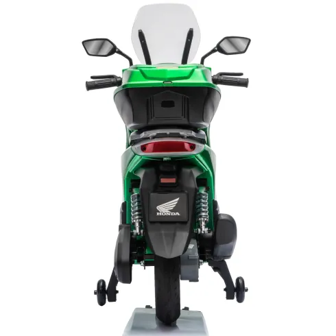 Scooter Elettrico Honda SH125 M 12V Moto per Bambini Verde con Baule