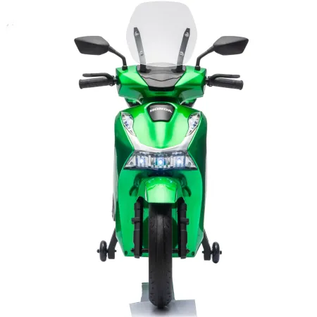 Scooter Elettrico Honda SH125 M 12V Moto per Bambini Verde con Baule
