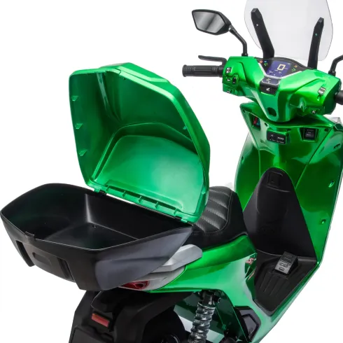 Scooter Elettrico Honda SH125 M 12V Moto per Bambini Verde con Baule