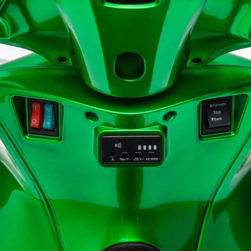 Scooter Elettrico Honda SH125 M 12V Moto per Bambini Verde con Baule