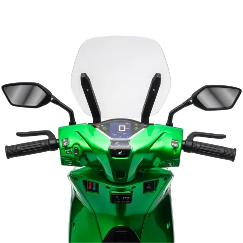 Scooter Elettrico Honda SH125 M 12V Moto per Bambini Verde con Baule