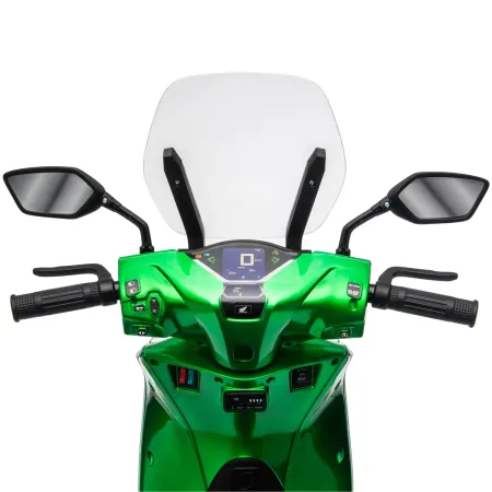 Scooter Elettrico Honda SH125 M 12V Moto per Bambini Verde con Baule