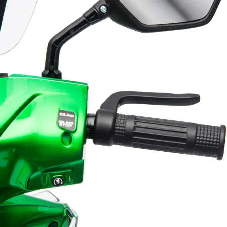Scooter Elettrico Honda SH125 M 12V Moto per Bambini Verde con Baule