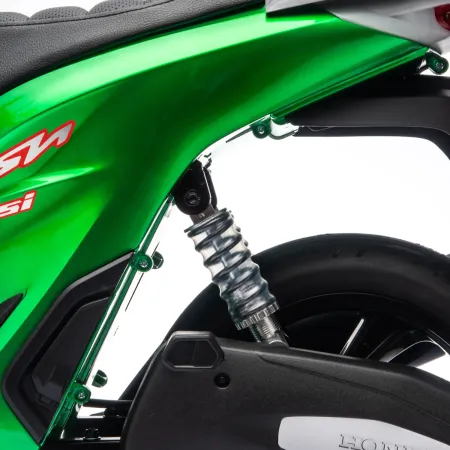 Scooter Elettrico Honda SH125 M 12V Moto per Bambini Verde con Baule