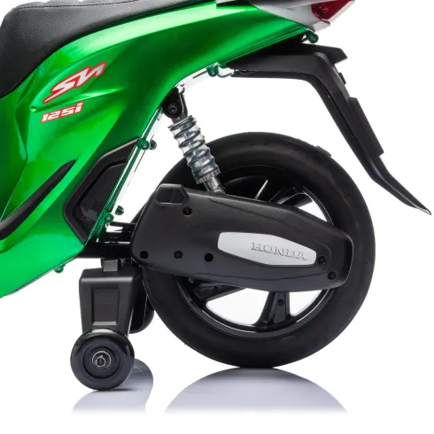 Scooter Elettrico Honda SH125 M 12V Moto per Bambini Verde con Baule