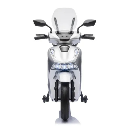 Scooter Elettrico Honda SH125 M 12V Moto per Bambini Grigio con Baule