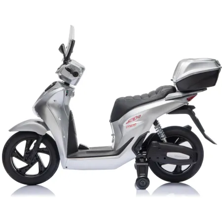 Scooter Elettrico Honda SH125 M 12V Moto per Bambini Grigio con Baule