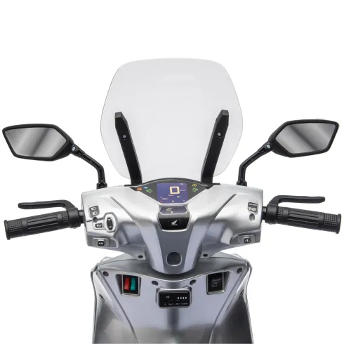 Scooter Elettrico Honda SH125 M 12V Moto per Bambini Grigio con Baule