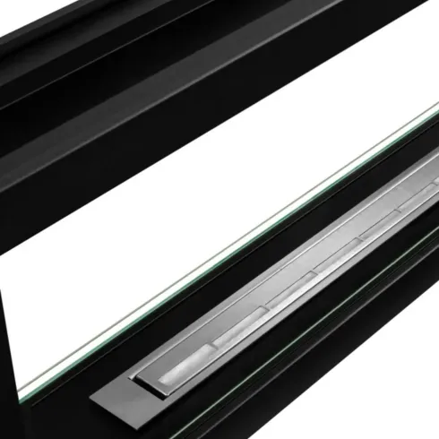 Camino Bioetanolo Bifacciale da Incasso 120x15x40 cm 3 kW Nero