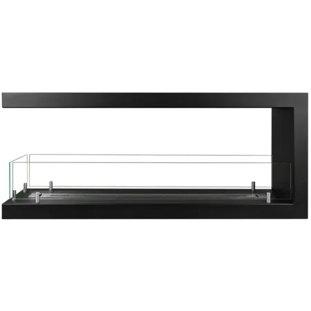Camino Bioetanolo Trifacciale da Incasso 120x30x50 cm 3 kW Nero