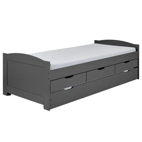 Divano Letto 2 Letti Singoli a Doghe 90x200 con Cassetti Contenitore Estraibile | BricoShop24