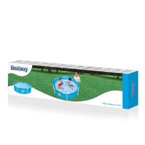 Piscina per Bambini Rotonda 152x38 h Struttura in Acciaio Acqua Steel Pro Frame 2